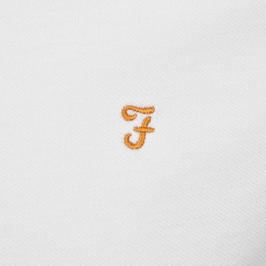 Alternative Image for ProductFarah Vintage Short Sleeve Polo T Shirt White3